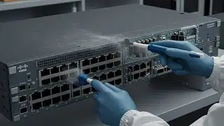 Cisco 2960X switch dust cleaning service.