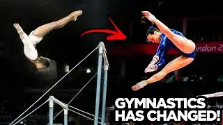 Uneven Bars Evolved From THIS? (rare footage)