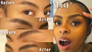 I Tried Brow Lamination @ HOME... Umm GIRLLL 👀