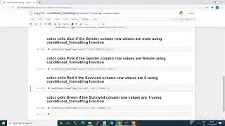 conditional formatting using python