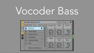 Vocoder Bass