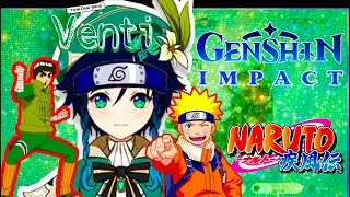 Venti VS LA signora Rematch-Genshin Impact x Naruto Fight +motion dl