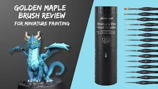 Miniature Paint Brushes Review Golden Maple