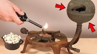 1940s Camping Stove Restoration - From Ruin to Popcorn