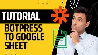 BOTPRESS TO GOOGLE SHEET & GMAIL - TUTORIAL