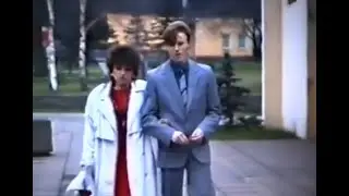 Вюнсдорф 90 - е.  Кафе "Дружба" вечером. HD.