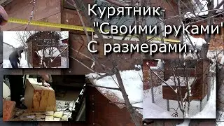 Курятник своими руками. С размерами.