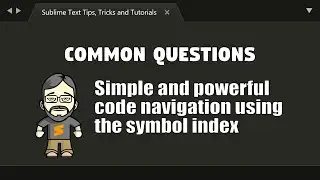 [CQ36] Simple and powerful code navigation using the symbol index