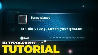 🎯 Master 3D Typography in After Effects! | Typography Animation Tutorial ✨