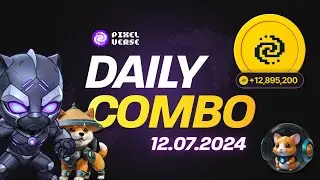 PixelTap Daily Combo - 12 July, 2024 | Introducing Daily Spins 