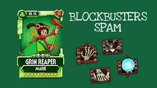 GRIN REAPER Marie showcase, skullgirls mobile