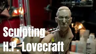 Sculpting H.P. Lovecraft - SuperSculpey (part 1 of 3)