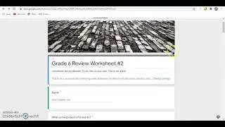 Students' responses on Google Form
