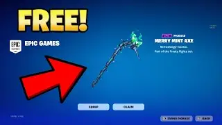 HOW TO GET THE MINTY PICKAXE FOR FREE IN FORTNITE CHAPTER 5!