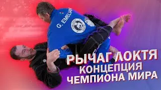 Рычаг локтя в бжж. Концепция приема от 2-х кратного чемпиона мира. Правильные захваты и углы.