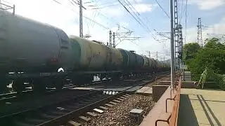 2ЭС4К-041 С грузом в Сухум и 2ЭС4К-122