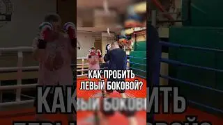 Как пробить левой сбоку? 