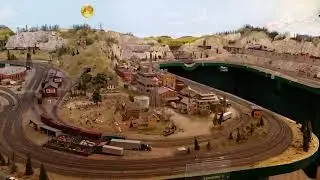 Huge HO scale BNSF coal train 2x2x1