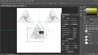 Geometric Art in Photoshop | Spiral Triangles