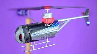 Make an Amazing Mini Electric Helicopter with recyclable materials