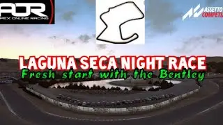 Assetto Corsa GT3 Laguna Seca at Night