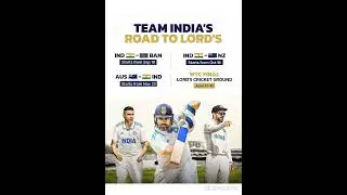 Team India Road to WTC Finals #cricket #shorts
