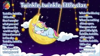 Twinkle Twinkle Little Star lyrics || Lullaby for babies ||night music for kids || Stay Little