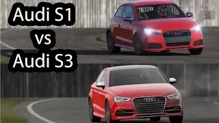 2015 Audi S1 vs 2015 Audi S3 Top Gear