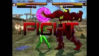 Mugen Random Battles: Z Fighter Rouga Vs Abyss Form 1