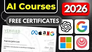 5 FREE AI Courses with Free Certificates | AI Courses for FREE in 2026