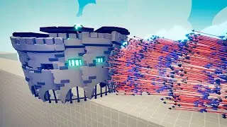 DEFENSIVE TOWER vs GODS TRIO | TABS Totally Accurate Battle Simulator Gameplay