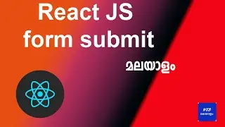 React JS form submit example using functional component | Web Malayalam