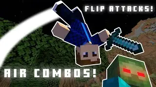 This Mod Makes Combat Infinitely More Fun! (Air Combo Mod) │ Minecraft Mod Showcase