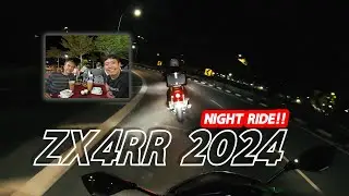 NIGHT RIDE BARENG OM YOGI GIBAHIN ANAK SEPEDA‼️KAWASAKI ZX4RR‼️🤦‍♂😂⛽