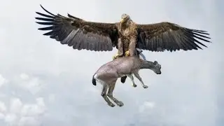 Eagles captures a Goat | Amazing Raptors and Eagle Attacks | Eagles vs Monkey, Fox and Snake🦅