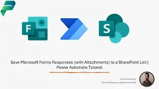 Save Microsoft Forms Responses (with Attachments) to a SharePoint List  a Power Automate Tutorial