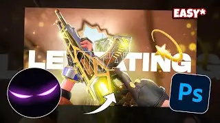 Valorant montage Thumbnail tutorial Like ZISHU ! | Photoshop