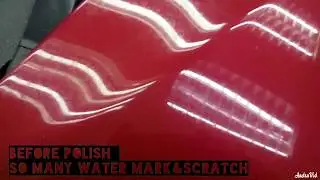how to Remove HARD WATER SPOTS on car permanently of toyota prius by Auto Strada Detailing Houz 2017