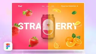 Landing Page Ui Design in Figma - 3D Carousel Slider