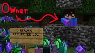 ForcceOP Hacking FOUR Pay-to-Win Minecraft Servers then RAGEBAITING the Owner...