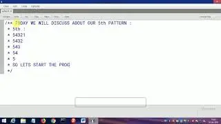 Java pattern 5# 54321,5432,543,54,5 . Program is applicable to all languages