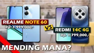 MENDING MANA? REALME NOTE 60 4G VS REDMI 14C 4G