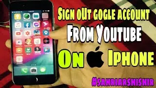Sign out google account from iphone | Sign out google account from youtube on iphone | tech bluster