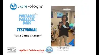 Wareologie Portable Parallel Bars Testimonial - Safe Bedside Standing Treatment