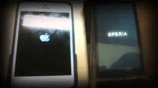 Sony Xperia P VS Apple Iphone 5 Boot Up