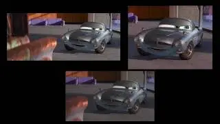 Cars 2 (2011) - Airport chase - Widescreen vs. Full Screen vs. 16:9 crop