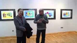 Otvorenje izložbe "Pejzaži" Stanka Posavca u Galeriji Koprivnica 14.03.2015.