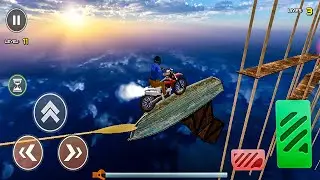 BIKE STUNT RACING IMPOSSIBLE TRACKS GAMES || BIKE STUNT RACING GAME  - IOS ANDROID GAMEPLAY
