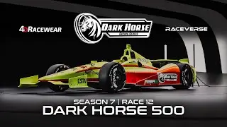 4D Racewear Dark Horse Racing DW12 Series | INDIANAPOLIS | S7R12 | iRacing IndyCar Broadcast