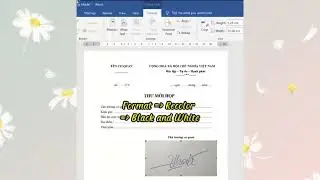 Chèn chữ ký vào file Word đơn giản nhất